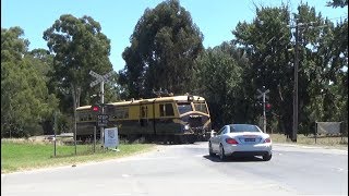 HealesvilleKinglake Rd Level Crossing Healesville  Yarra Valley Railway [upl. by Auhsot]