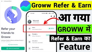 Groww App में Refer करके पैसे कैसे कमाएं How To Refer And Earn Money In Groww App  Groww [upl. by Othella]