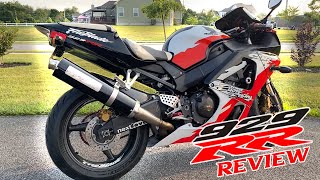 2001 HONDA CBR929RR ERION RACING EDITION REVIEW [upl. by Aihsital]