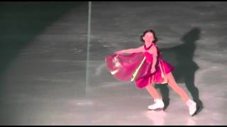 Alexandra Snowdon 8 in the Streatham Ice Christmas ice show 2015 [upl. by Harikahs]