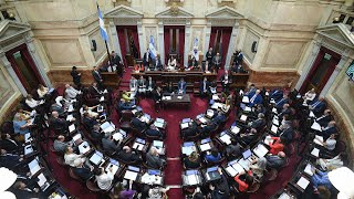 El Senado debate la expulsión de Kueider y la suspensión de Parrilli [upl. by Notsob]