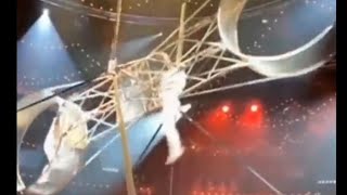 Circus Acrobat Falls From Wheel Of Death During Christmas Show In Great Yarmouth [upl. by Melc254]