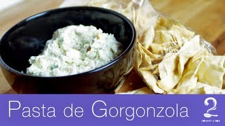 Receita Pasta de Gorgonzola e Cream Cheese  Como Fazer  Gourmet a dois [upl. by Loella]