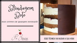 BLINDAGEM BOLO  CONTENÇÃO E GANACHE  QUINA PERFEITA [upl. by Eedyak552]