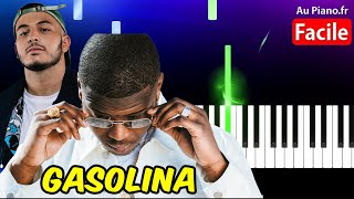 Hornet La Frappe Ft Ninho  Gasolina Piano Cover Tutorial Instru [upl. by Akinak353]