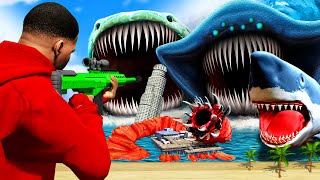 Ich JAGE das SEEMONSTER MEGALODON EL GRAN MAJA amp BLOOP in GTA 5🐋🦈🐍 [upl. by Htieh]