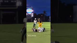 Huge High School Football Hits 🏈 highschoolfootball football hardhittingfootball [upl. by Estren608]