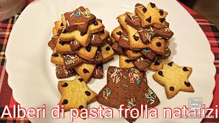 Alberelli di pasta frolla Natalizi [upl. by Atterehs]