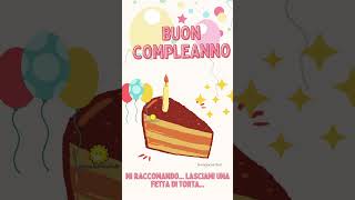 Buon Compleanno Immagini Bellissime [upl. by Anaer]