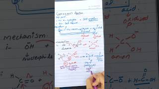 Cannizzaros reaction Mechanism Class 12 organic chemistry [upl. by Ahseen943]