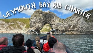 Weymouth Bay Rib Charter  Durdle Door amp Lulworth cove [upl. by Eihs]