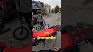 Motordan inip bisiklete binmek 😄motorbike keşfet bmx motovlog [upl. by Nosille]