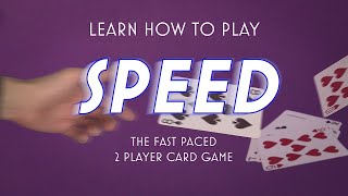 SPEED Card Game FastPaced 2Player Fun  Learn How to Play [upl. by Maris702]