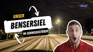 Bensersiel am 060124 im Schneegestöber 4K [upl. by Buyers567]