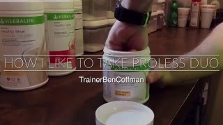 How to take Herbalife ProlessaDuo [upl. by Ecnaled71]