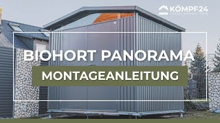 Biohort Panorama mit Schraubfundament  Kömpf24 Montagevideo [upl. by Hubie669]