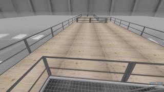 Custom Mezzanine with Advantech Flooring [upl. by Ellennej]