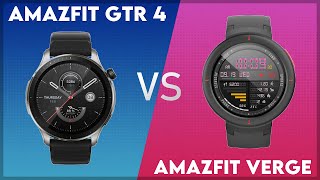 Amazfit GTR 4 vs Amazfit Verge Comparison [upl. by Brasca161]