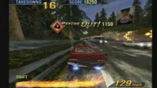 Burnout 3 Guide to Unlock Euro Circuit Racer  40 Road Rage Takedowns Target Trophy [upl. by Wack]