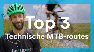 Top 3 Technische Mountainbike routes  Fietssport [upl. by Nancey]