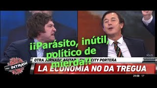 Javier Milei totalmente sacado contra un diputado del PRO Intratables 150518 [upl. by Krista]