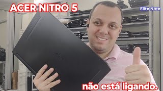 ACER NITRO 5 AN51752 NÃO ESTÁ LIGANDO ACHEI O DEFEITO SEM TIRAR O DISSIPADOR NO ESTILO MAGAIVER [upl. by Mahgirb]