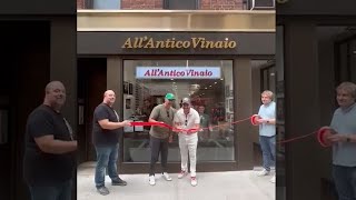 ALLANTICO VINAIO INAUGURAZIONE DEL 3° STORE A NEW YORK 🇺🇸🗽 [upl. by Riggins]