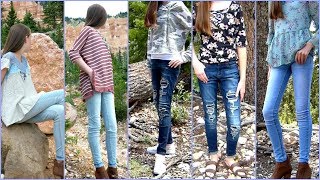 Back To School Clothes 2017 Fall Outfits and Fashion Show [upl. by Anna-Diana]