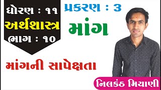 STD 11 Economics Ch 3 માંગ ભાગ 10  ધોરણ 11 અર્થશાસ્ત્ર Ch 3 માંગ  By  Nilkanth Miyani [upl. by Naoh]