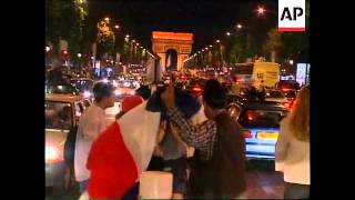 FRANCE FRENCH FANS CELEBRATE WORLD CUP WIN OVER SAUDI ARABIA [upl. by Decrem]