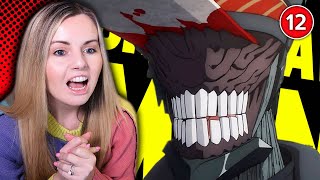 Katana Vs Chainsaw  Chainsaw Man Episode 12 Reaction [upl. by Leahcym]