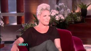 The Ellen DeGeneres Show PNK Interview [upl. by Otina227]