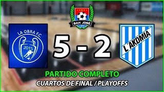 La Obra FC Vs L’akdmia 5  2  Cuartos de final  Liga Maragata de Fútbol Sala 2024  En vivo [upl. by Leandre846]