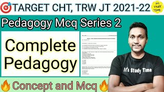 🎯CHT OSSTET TRW JT 2022  Complete Pedagogy  Pedagogy MCQ Series 2  100 Mcq [upl. by Affay]