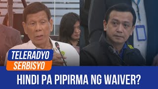 Expres Duterte bank waiver still uncertain quadcom chair  Balitapatan 14 November 2024 [upl. by Huang]