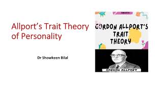 Allport’s Trait Theory of Personality [upl. by Travus939]