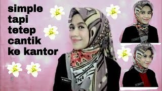 5 MODEL HIJAB SIMPLE UNTUK KE KANTOR [upl. by Moorefield]