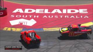 2017 Clipsal 500 Adelaide Stadium Super Trucks Race 2 Highlights [upl. by Akimik]