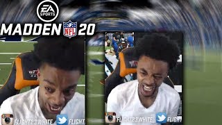 FlightReacts DESTROYS HIS NEW Controller After RAGING AND SCREAMING ON MADDEN 20 [upl. by Fee]