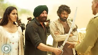 सनी देओल ने पाकिस्तानियो की गर्दन मरोड़ी  Gadar 2 Climax Full Action Scene  Sunny Deol [upl. by Ahsinek101]