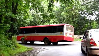 Overtaking a KSRTC in the Charmadi ghats [upl. by Oiramad]