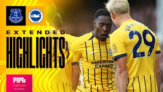 EXTENDED HIGHLIGHTS  Everton v Brighton  Premier League [upl. by Ydoc791]