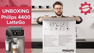 Unbox the NEW Philips 4400 LatteGo Superautomatic Espresso Machine With Us unboxingvideo [upl. by Vidovik]