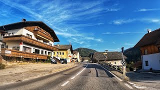 VAL PUSTERIA scenic drive  driving to LAGO DI BRAIES  Italy [upl. by Aikahc8]