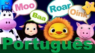 Os Sons dos Animais  canções infantis  LittleBabyBum [upl. by Donni]