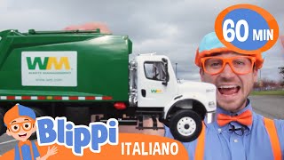 Riciliamo con Blippi e i camion dei rifiuti  Blippi in Italiano  Video educativi per bambini [upl. by Stephi]