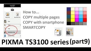 PIXMA TS3100 E3100 series part9  Copy Tips for PIXMA [upl. by Mazman]