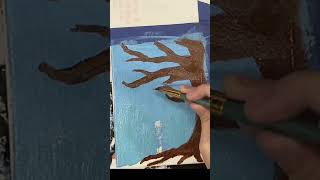 Sister Seasons Painting part 2 painting paintingideas [upl. by Marybella]