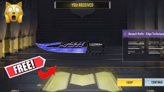 How to get FREE Assault Knife  Edge Technique in COD Mobile 2024 Free Assault Knife CODM [upl. by Anada]