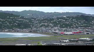 231124 Lyall Bay Wellington Airport Brooklyn wind turbine Lyall Bay Surf Cam Live [upl. by Anthia]